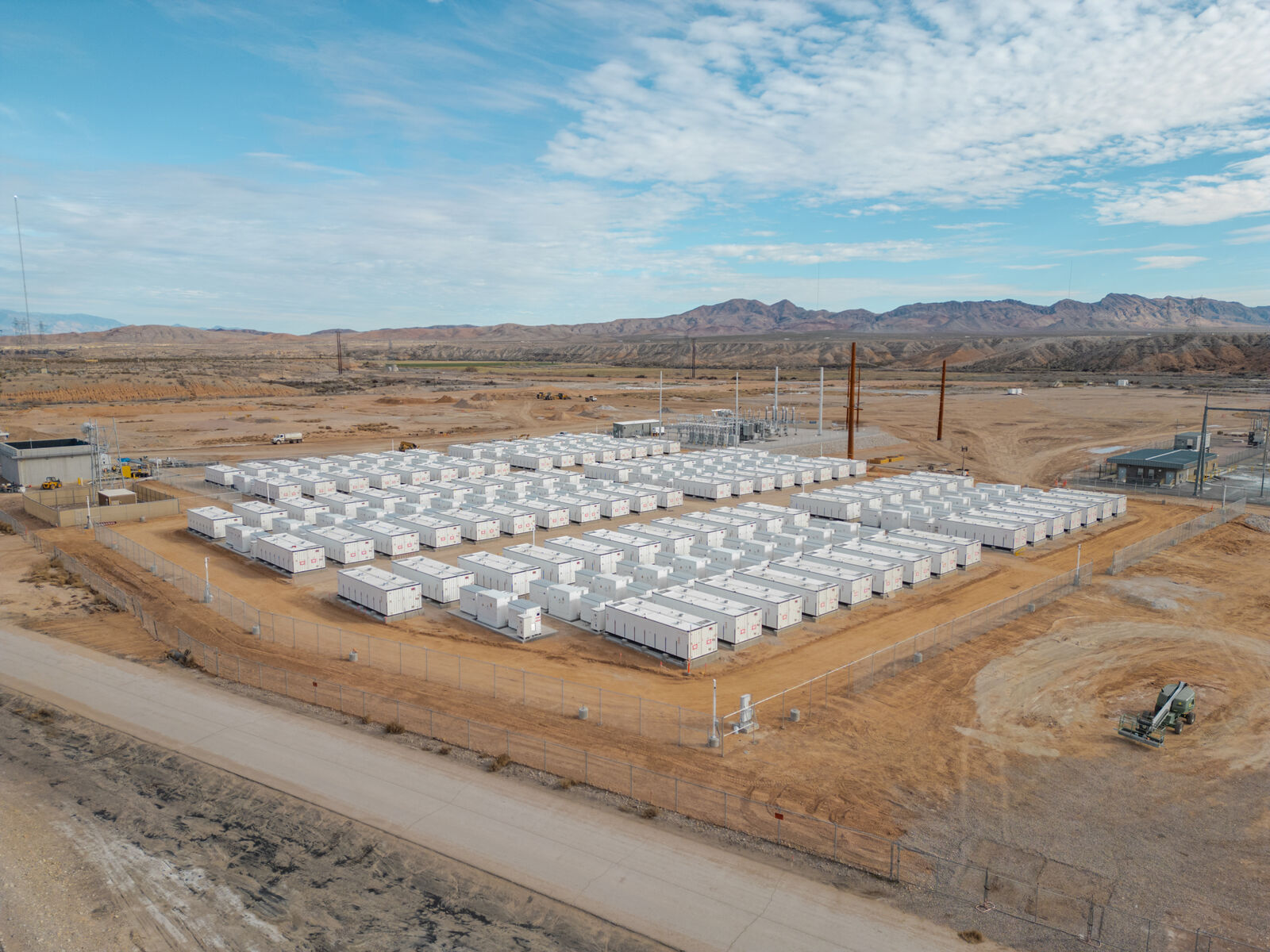 Battery storage site